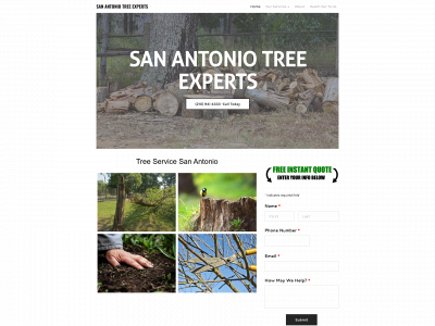 www.treeservicesanantonio.net snapshot