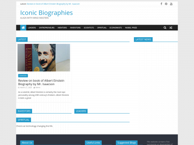 iconicbiographies.com snapshot