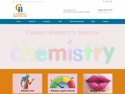 caldonbiotech.com snapshot