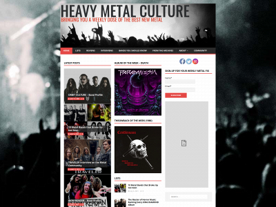 heavymetalculture.com snapshot
