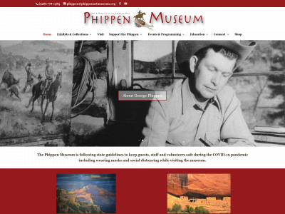 phippenartmuseum.org snapshot