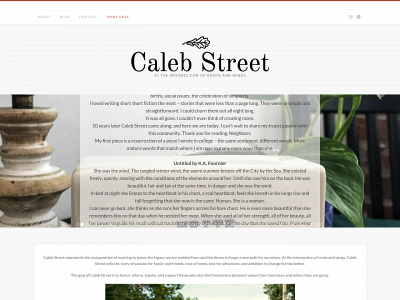 calebstreet.com snapshot
