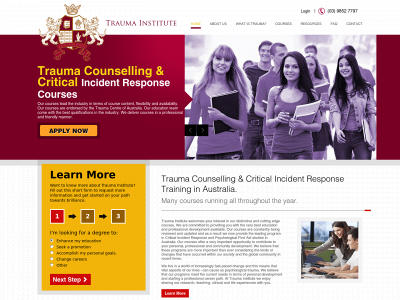 traumainstitute.com.au snapshot
