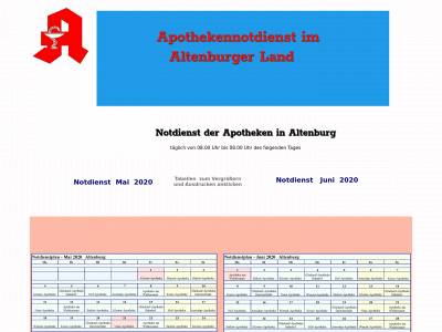 apothekennotdienst-altenburgerland.de snapshot