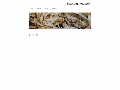 madelinemackay.com snapshot