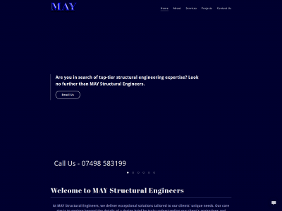maystructuralengineers.co.uk snapshot