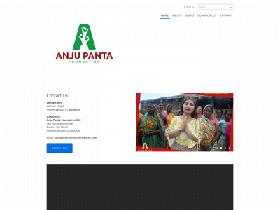 anjupanta.org snapshot