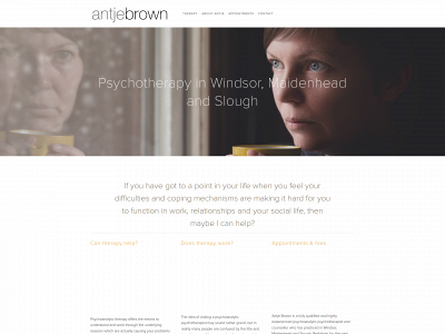 antjebrown.co.uk snapshot