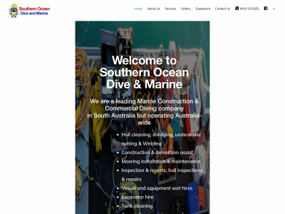 southernoceandiveandmarine.com snapshot