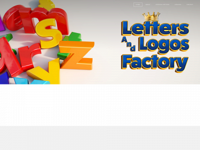 www.lettersandlogosfactory.com snapshot