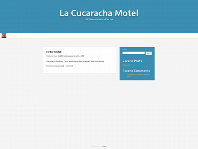 lacucarachamotel.com snapshot