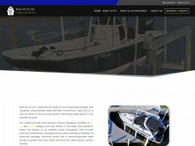 boatliftuscarolinas.com snapshot