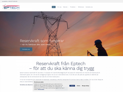 www.eptech.se snapshot
