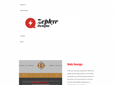 zephyrdesigns.co.uk snapshot