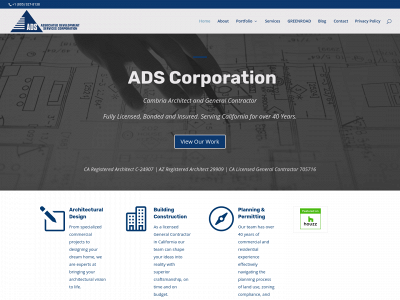 ads-designbuild.com snapshot