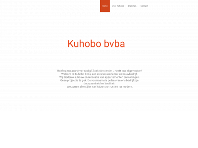 kuhobo.be snapshot