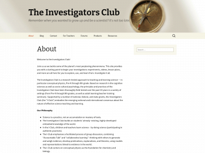 investigatorsclub.org snapshot