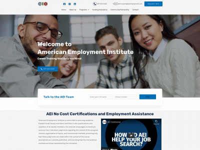 www.americanemploymentinstitute.com snapshot