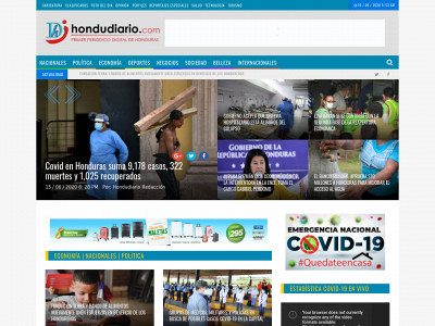 hondudiario.com snapshot