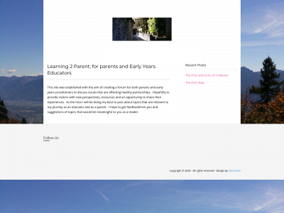 learning2parent.org snapshot