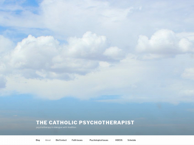 thecatholicpsychotherapist.com snapshot