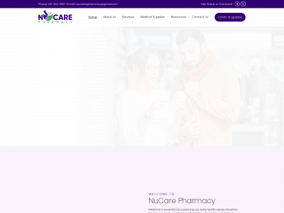 nucarepharmacypa.com snapshot