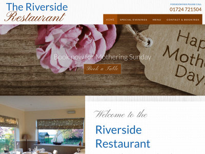 riversiderestaurant.co.uk snapshot