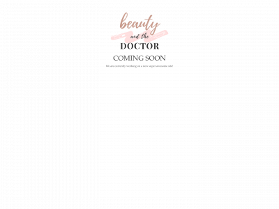 beauty-and-the-doctor.com snapshot
