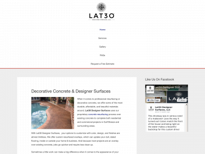 lat30designersurfaces.com snapshot