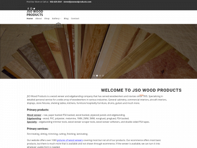 jsowoodproducts.com snapshot