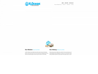 h2ocean.com snapshot