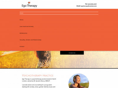egotherapy.org.uk snapshot