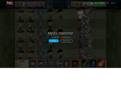 mystichammer.com snapshot