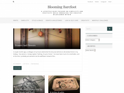 bloomingbarefoot.com snapshot