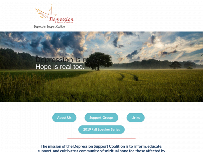 depressionsupportcoalition.org snapshot