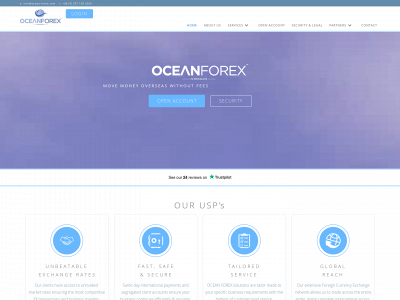 ocean-forex.com snapshot