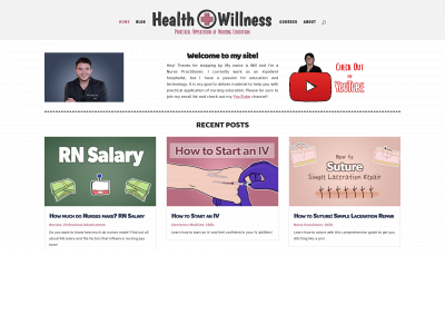 healthandwillness.org snapshot