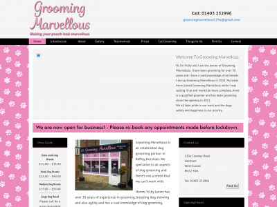 groomingmarvellous.uk snapshot