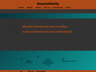 dreams4family.de snapshot