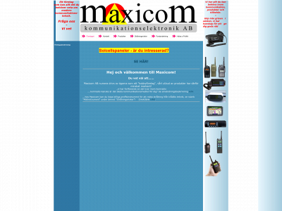 maxicom.se snapshot