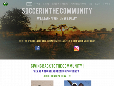 www.soccerinthecommunity.org snapshot