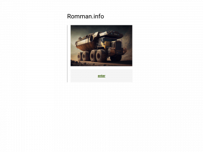 romman.info snapshot