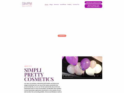 simplipretty.com snapshot