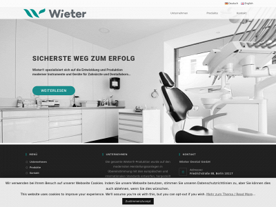 wieter-dental.com snapshot