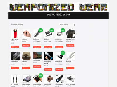 weaponizedwear.com snapshot