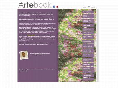artebook.co.uk snapshot