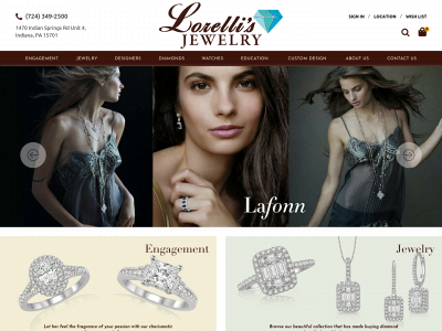 www.lorellisjewelry.com snapshot