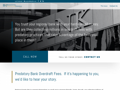 bankoverdraftlitigation.com snapshot