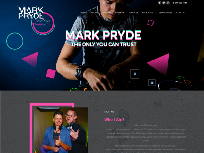 mark-pryde.com snapshot