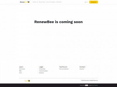 renewbee.co snapshot